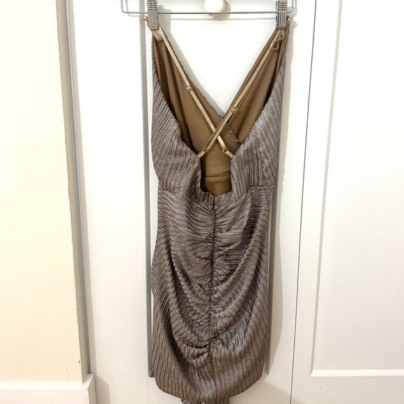 Luxxel Metallic Mini Dress - Picture 2 of 2